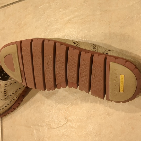 Cole Haan Zero Grand Leather Suede Wingtip Oxford Size 8 - Picture 7 of 7